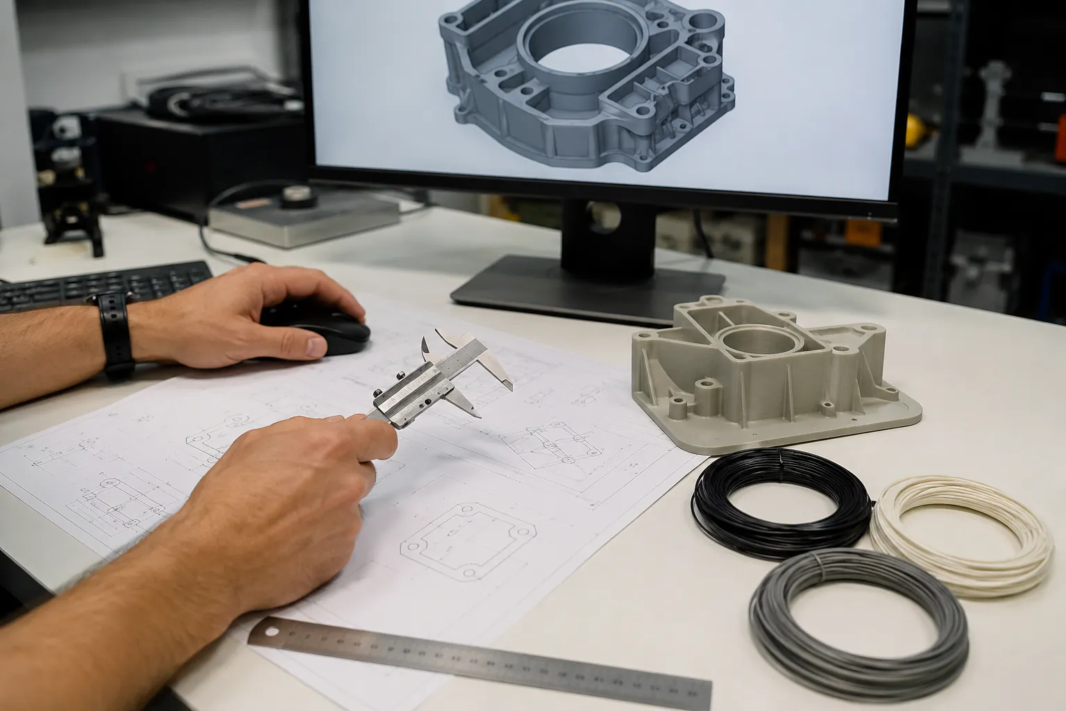 Подготовка трёхмерной модели технической детали к 3D-печати